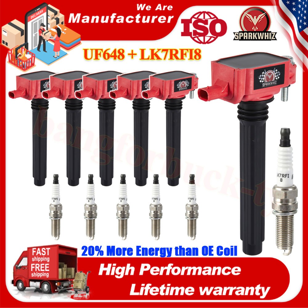 High Performance Ignition Coil&Spark Plug Pack for Chrysler Dodge Jeep Ram UF648