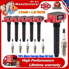 High Performance Ignition Coil&Spark Plug Pack for Chrysler Dodge Jeep Ram UF648