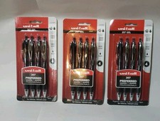 uni-ball  207 5-pack Retractable Gel Pen Micro Point 0.5 mm Black X3 - Free Ship