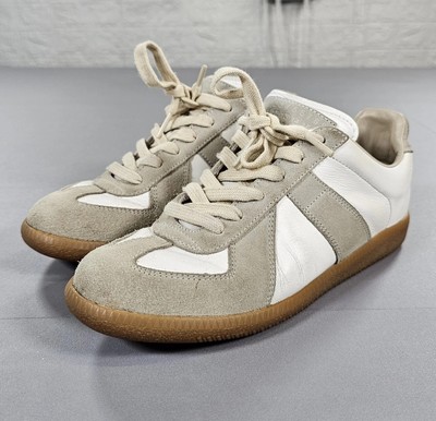 MM6 Maison Margiela Womens Replica Sneakers White Grey GAT
