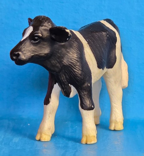 Schleich Holstein Cow Figurine Black & White 2000 Germany - Picture 4 of 7