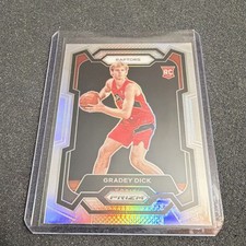 Panini Prizm Silver Prizm Rookie Gradey Dick #134 Toronto Raptors 2023-24