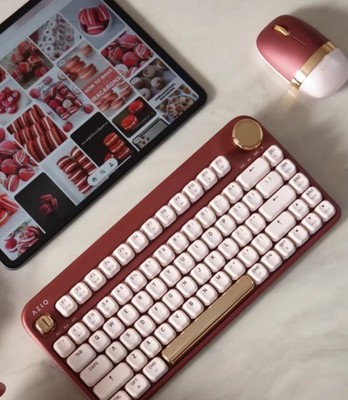 AZIO IZO Keyboard + Mouse (Baroque Rose)