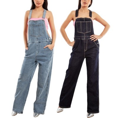 Damen Jeans Latzhose Palazzo Ganzanzug Denim Streetwear TOOCOOL VI-6633