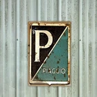 Tin Metal Signs Home Décor 8x12 Flat Vintage Piaggio Wall  Rustic Distressed De