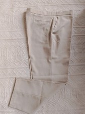 VINTAGE Haband Of Paterson Beige MEN's SLACKS Classic Pants 40x30 Polyester USA