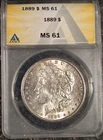 1880 CC Morgan Silver Dollar ANACS MS-61