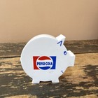 Pepsi Piggy Bank White Blue Red Plastic Soda Advertising Collectible Bank — photo 3