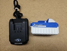 Sun Joe Snow Joe Quick 24VCHRG QC Charge Dock & 24V Battery 24VBAT (J4)