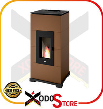 Stufa a pellet EVA CALOR modello MAURA 11 kW - invia mail per sconto