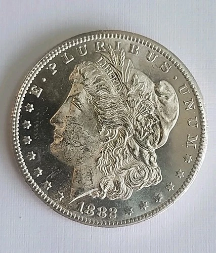 1882 CC CHOICE BU  MORGAN SILVER DOLLAR