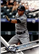 2017 Topps Walmart Holiday Snowflake #HMW193 Corey Dickerson - BB
