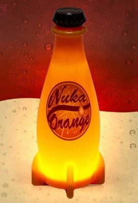 Official Bethesda Fallout Nuka Orange Light Up Mini Bottle  