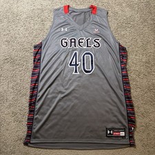 Camiseta deportiva de baloncesto Saint Marys Gaels Under Armour 3XL gris NCAA WCC St Marys #40