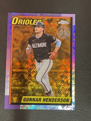2025 Topps Chrome Logofractor Gunnar Henderson 35th 10/50