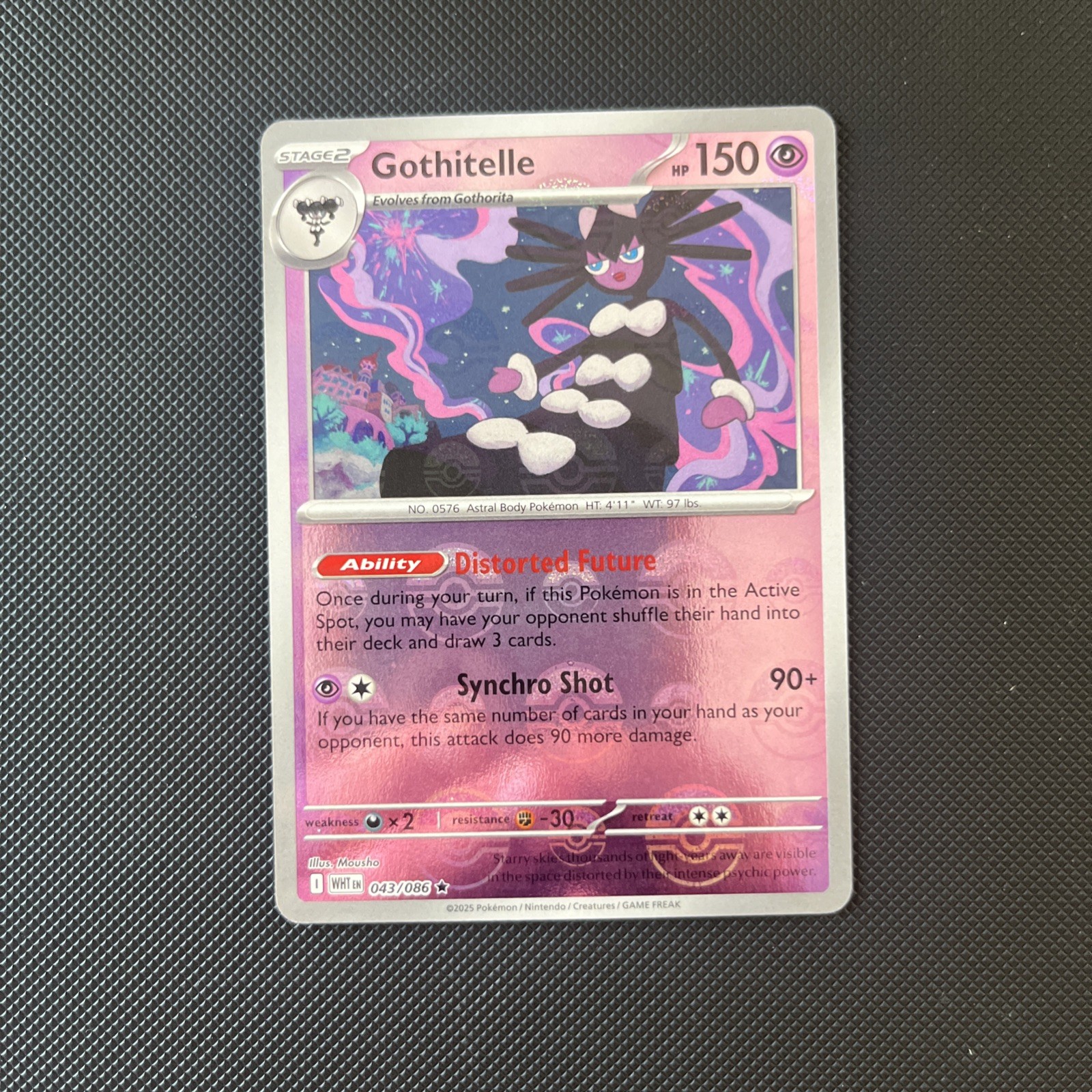Pokemon - Gothitelle (Poke Ball Pattern) - 043/086 SV: White Flare - Rare - NM