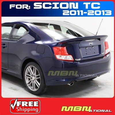 For 11-13 Scion TC 2DR Flush Mount Rear Trunk Tail Wing Spoiler Unpainted Primer