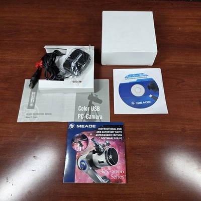 NEW - Meade Color USB PC Camera LPI w/ Cable, Manual, Autostar Instruction DVD
