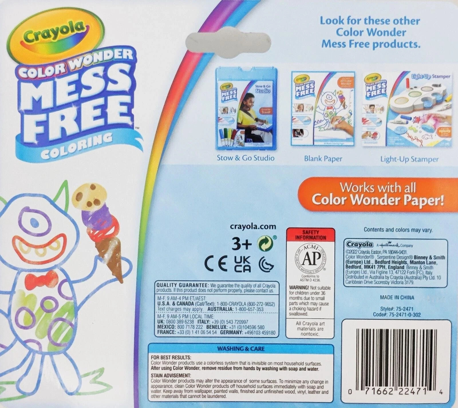 Crayola Color Wonder Mini Markers Classic