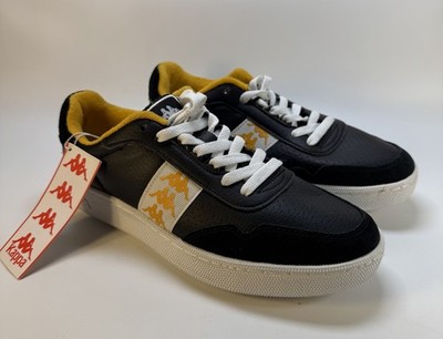 Kappa 222 Banda Barnel 7 Black Yellow Sneakers Men s US 7 EU 39 NWT