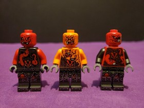 LEGO Ninjago Hands Of Time Minifigure Lot Dual Heads Kai Jay Blunck Slackjaw