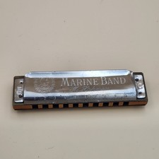Vintage Marine Band M Hohner A440 Key of C Harmonica Made in Germany