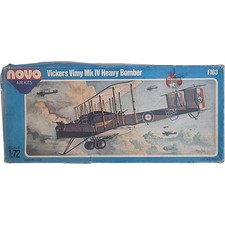 Novo Vickers Vimy Mk IV Heavy Bomber Model Kit 1:72 Scale Aircraft F163