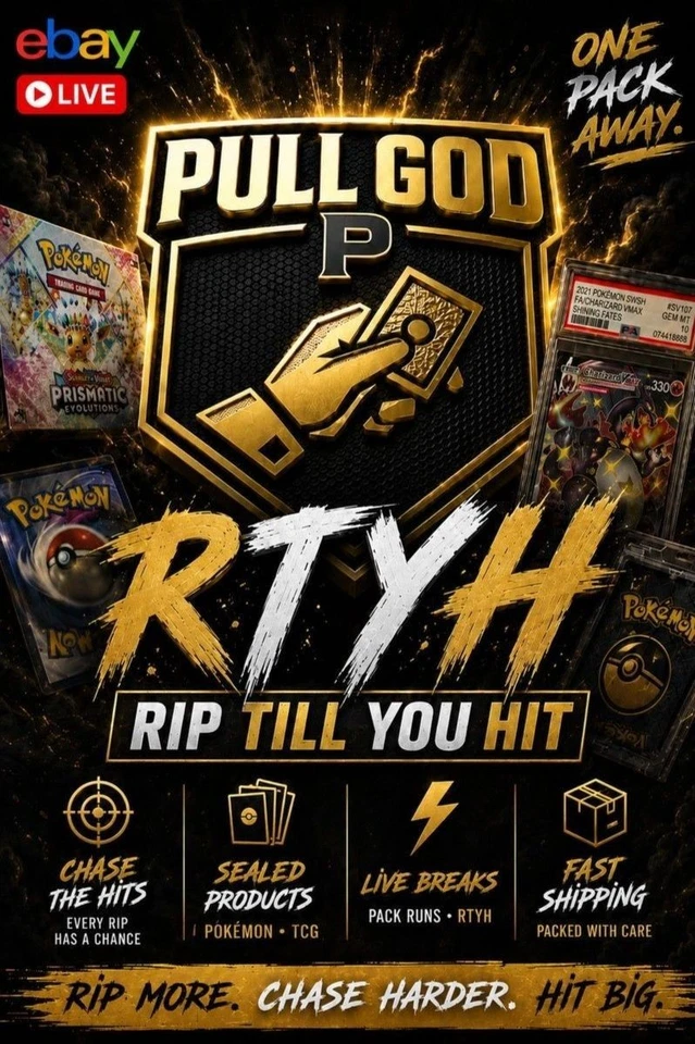 PullGodP eBay Live: Pokémon Pack Rips & RTYH