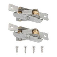  1 Ensemble Poulie à écran coulissant Poulie en acier inoxydable Roulement en