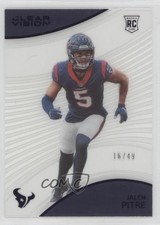 2022 Panini Chronicles Clear Vision Rookies Purple 16/49 Jalen Pitre 05ov