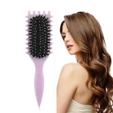 Curl Defining Brush – Premium Boar Bristle Detangling Brush for Curly Hair