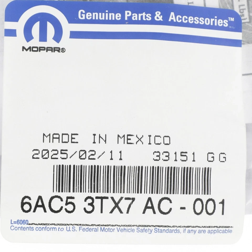 NEW OEM MOPAR 2018-2023 JEEP WRANGLER REAR LEFT SEAT BELT RECEPTACLE 6AC53TX7AC Foto 3 de 3