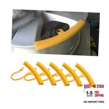5PCS Car Tire Changing Rim Protector, Fixing Vehicle Wheel Changer Rim Yellow