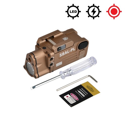 WADSN Metal SBAL PL Red Dot Laser Aiming Flashlight SBAL-PL Mounted Light Strobe - Picture 12 of 16