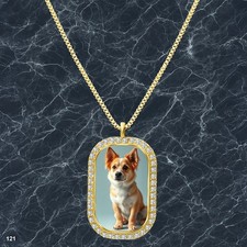 New Cute Dog Puppy Pendant Necklace Image Design Radiant Gold Tone Best
