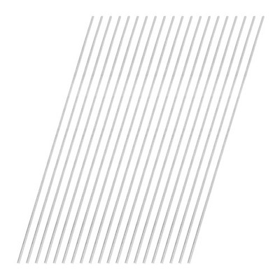 20 Stück 100mm Lange Rundstahl 0,7mm Durchmesser, SKD11 Stahl Stangen Massiv 