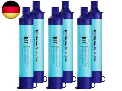 Membrane Solutions Wasserfilter Outdoor Camping, Trinkwasserfilter für 5000 