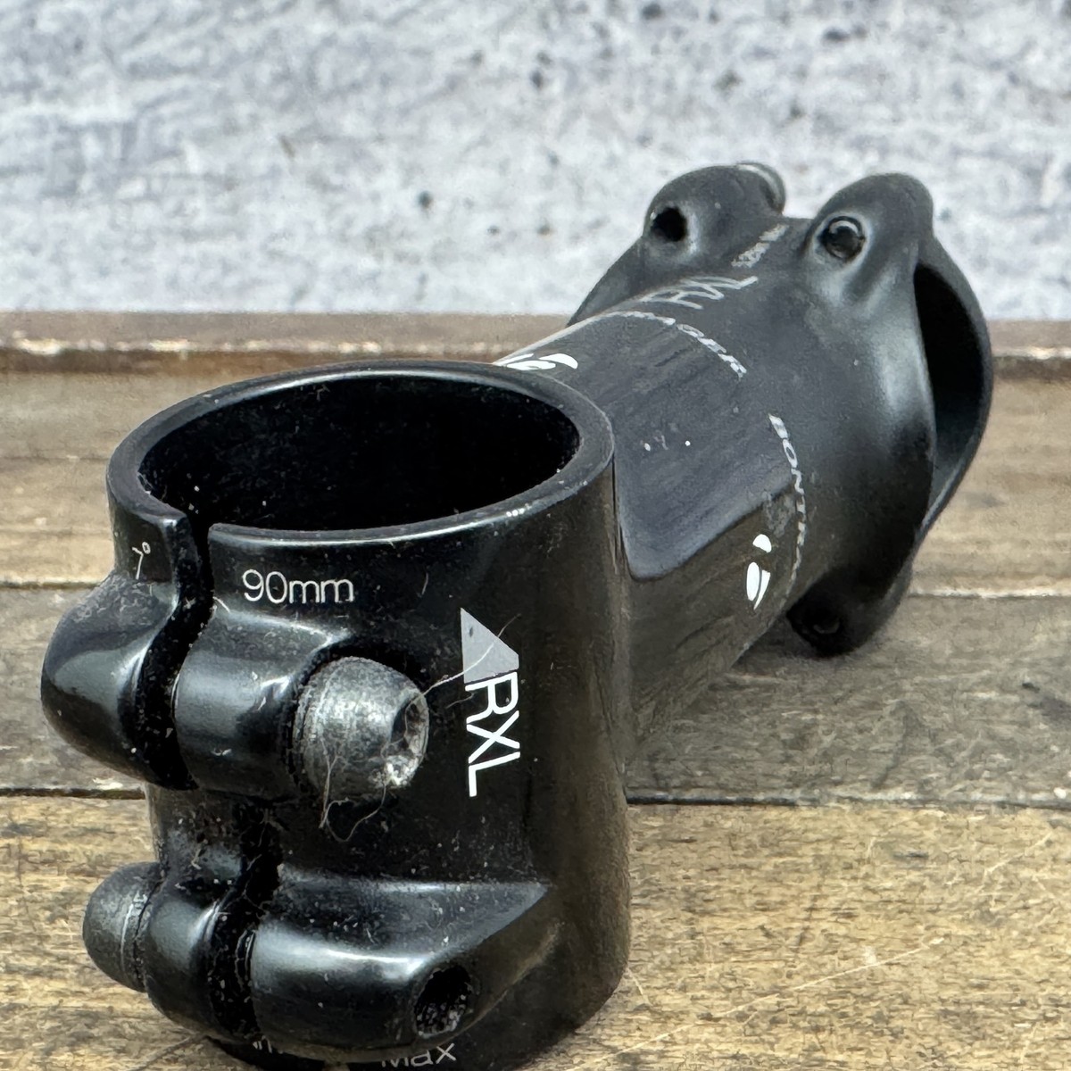 Bontrager RXL Bike Stem 90mm 31.8 1 1/8 Threadless Black Alloy
