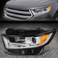 FOR 15-18 FORD EDGE CHROME LEFT LH OE STYLE PROJECTOR HEADLIGHT LAMP FO2502341