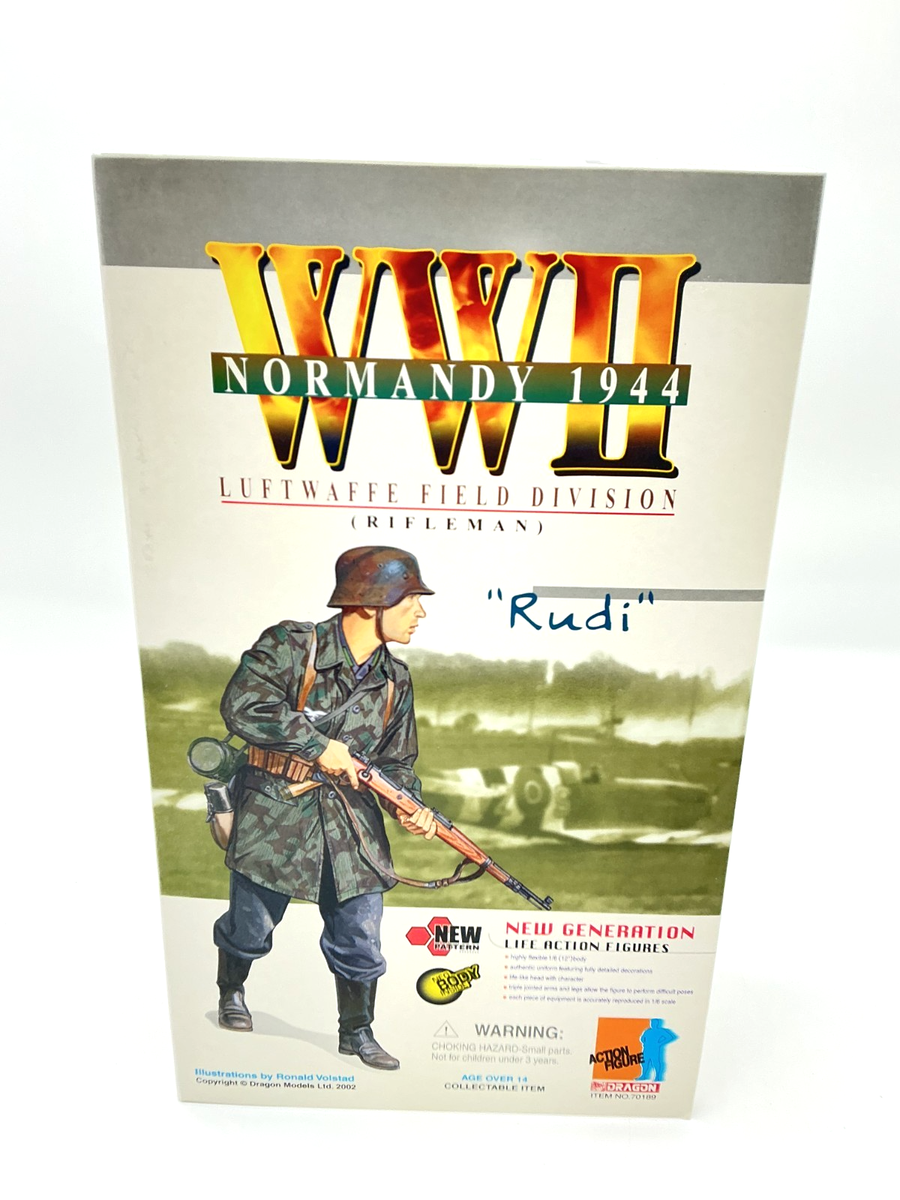 Dragon 1/6 WWII Luftwaffe Field Division RUDI Normandy 1944 No