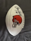 Greg Pruitt Signed Cleveland Browns Logo Football 5x Pro Bowl Auto Beckett