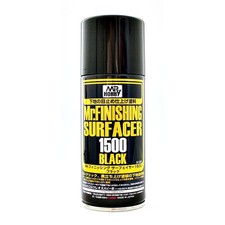 Mr. Hobby B526 Spray Mr Finishing Surfacer 1500 Black 170ml