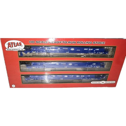 Atlas HO Thrall 53' Articulado Well Car Pacer Stack Train #20002842 - Rd. #5400 | Condition: New