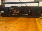 VTG Emerson CTR932 AM/FM Radio Dual Cassette Player Recorder Boombox *Tested*