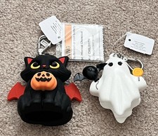 NWT Bath  Body Works 2026 Halloween PocketBac Holder Lot - Glow Ghost  Cat Set