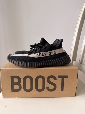 adidas Yeezy Boost 350 V2 Oreo Black White Low Top Sneaker BY1604 Kanye West