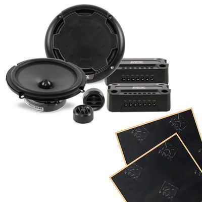 MTX Audio THUNDER61 6.5'' 2-Way 4-Ohm Component Speaker System w/ Sound Damping