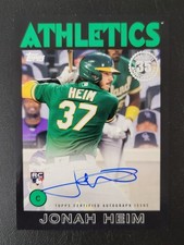 2021 Topps - 1986 Topps Baseball Autographs Jonah Heim #86B-JHE Black /199 RC 
