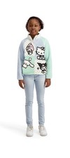 Hello Kitty Girls Size Large (10/12) Character Sherpa 1/4 Zip NEW