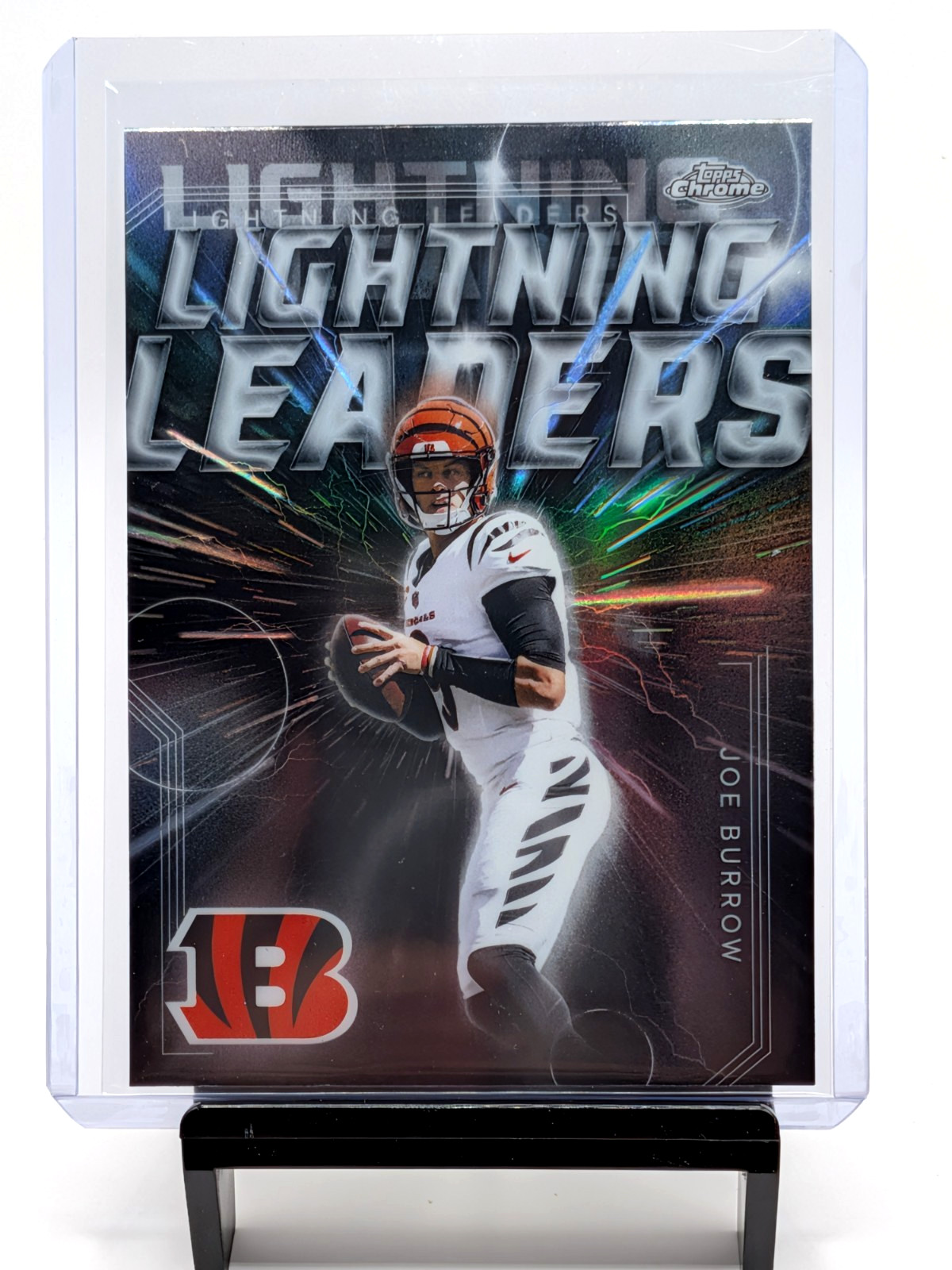 2025 Topps Chrome Lightning Leaders Joe Burrow #LL-1 SSP - Bengals